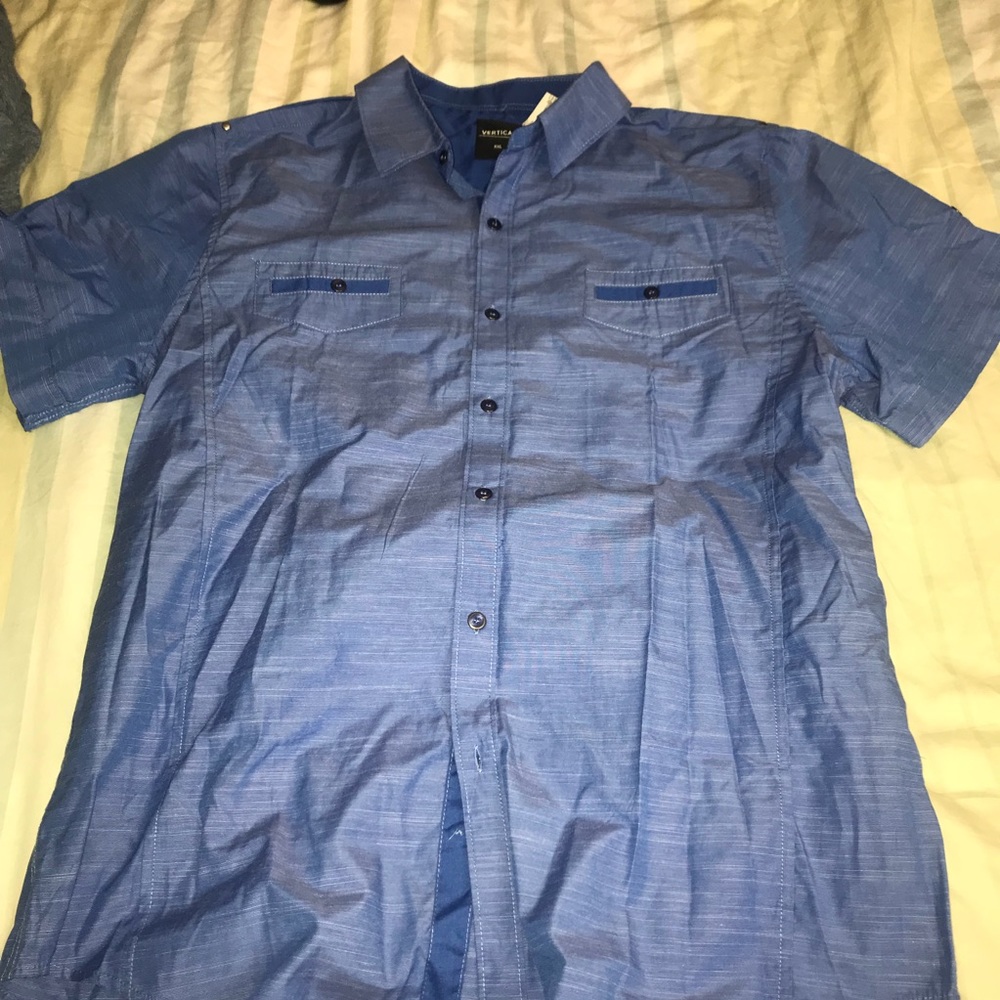 Men’s short sleeve button down XXL shirt